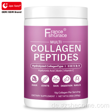 Multi-Kollagen-Peptid-Pulver unterstützt die Gesundheit